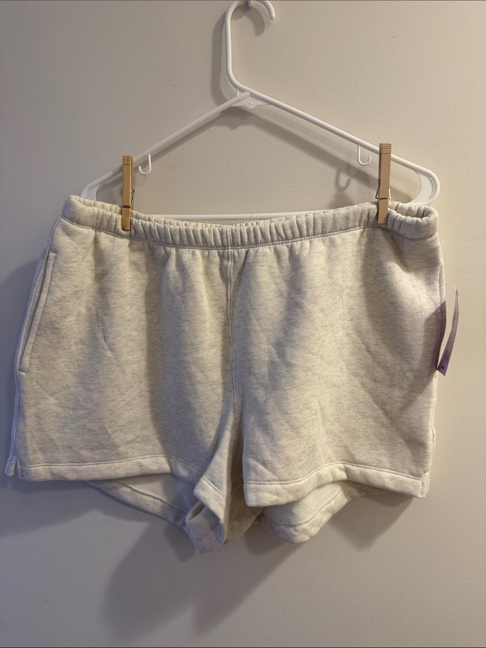 Target Women's Athletic Shorts in Light Heather Gray